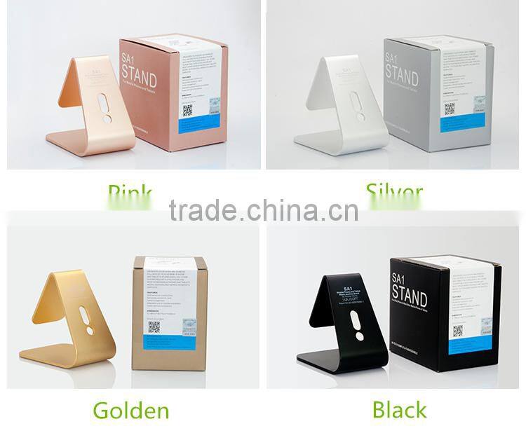 Aluminum desk top micro suction tablet holder stand for iPhone, iPad