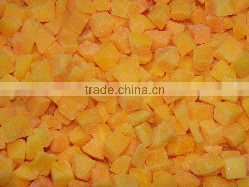 frozen yellow peach