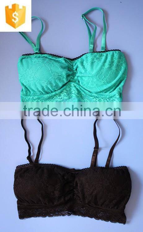 New Lady Sexy Thin Style Lace Full Cup Seamless Boost Enhancer Padded Push Up Lingerie Underwear Bra