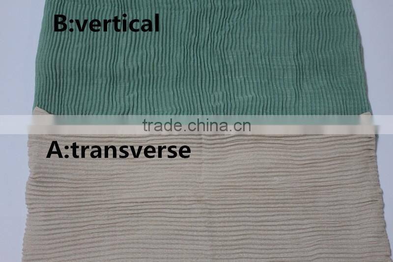 90CMX180CM Plain Cotton Voile Crinkled Ladies Head Scarves Wholesale