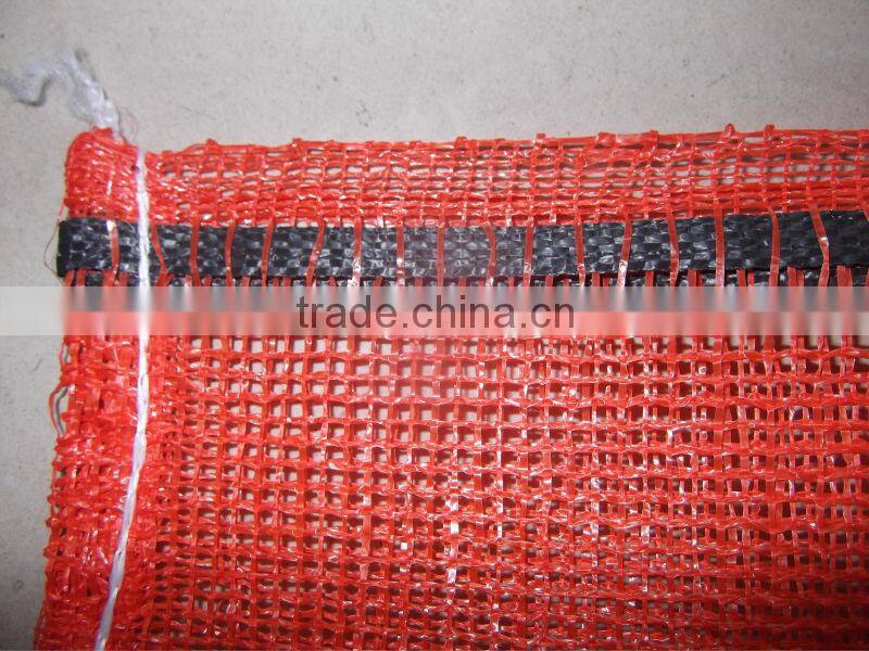 Tubular potatos and onions leno sacks for packing