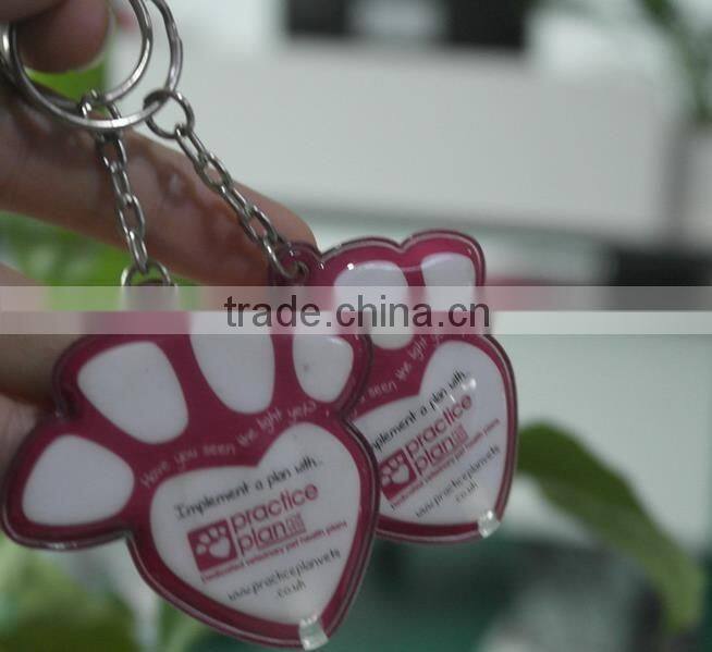 Environmental Custom Promotional gift Car Shape LED Squeeze Key lights soft pvc keychain