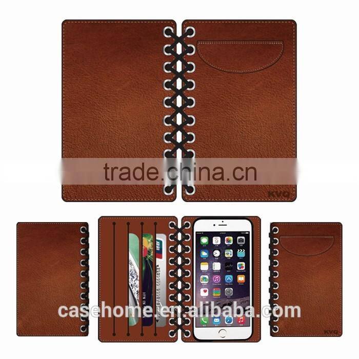 Shenzhen KVQ fashion universal wallet case for smartphone with card slots