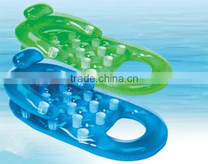 Water lounge chair, inflatable floating lounge chair , airmed water chair