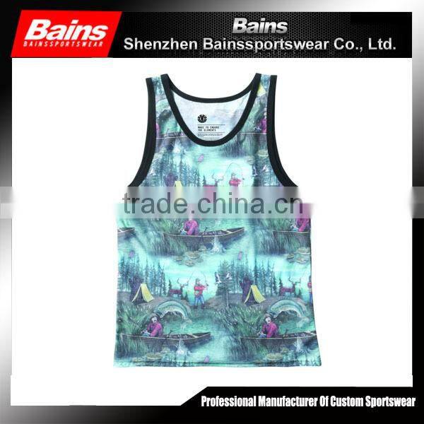fashion wholesale bangkok tank top/fashion tank top/camouflage tank top