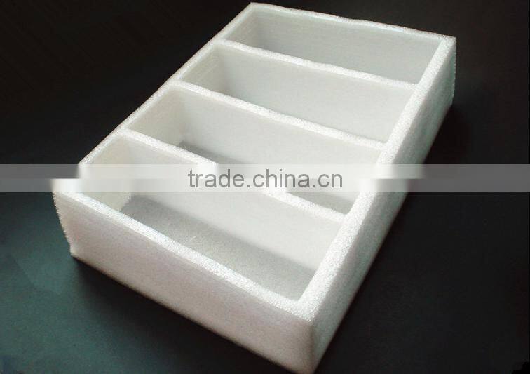 EPE foam packaging inserts customize cutting foam insert box