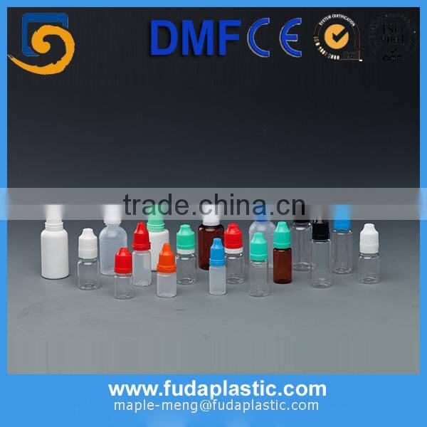 Plastic medical bottles PE/PET plastic dropper bottle for sale