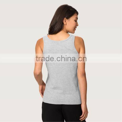 custom printed funny cotton hot girls sexy tank top wholesale