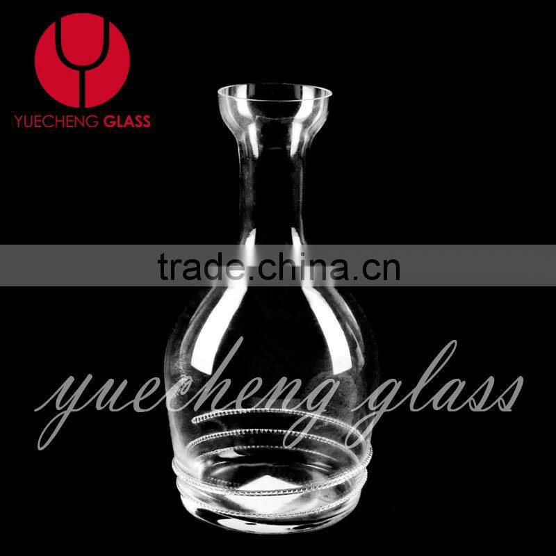 Glassware Manufacturer handmade clear crystal red wine glass decanter