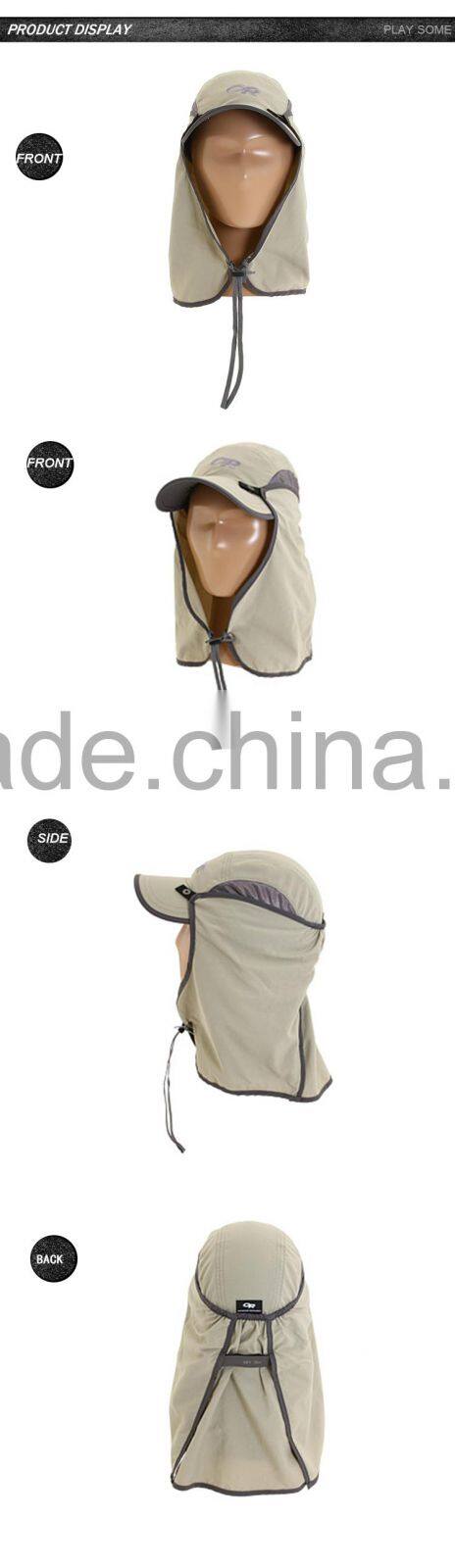 Promotional 2d embroidery tie dyed mesh vented fishing bucket hat with string