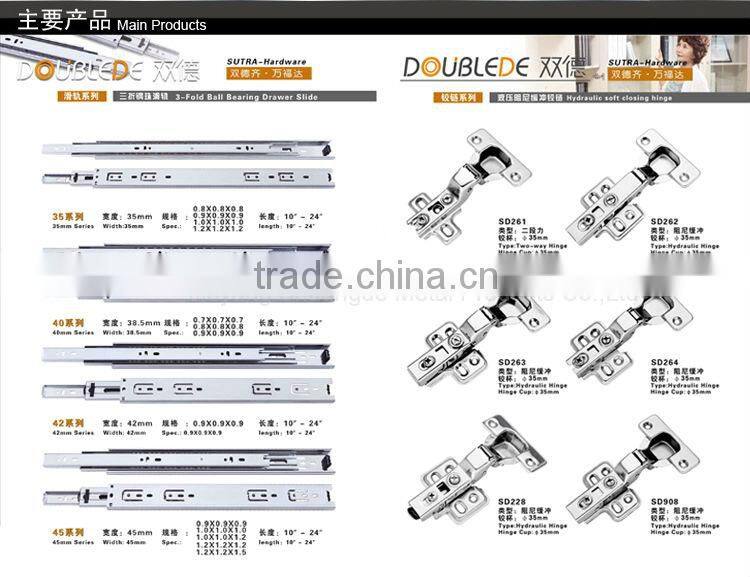 Half Overlay door iron hinge kitchen cabinet hydraulic hinge