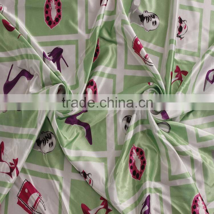 fashion design digital printting cotton fabric for 2 years old children shirts