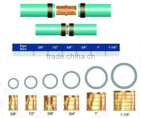 brass pex female tee