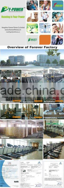 Semi commercial treadmill with AC motor