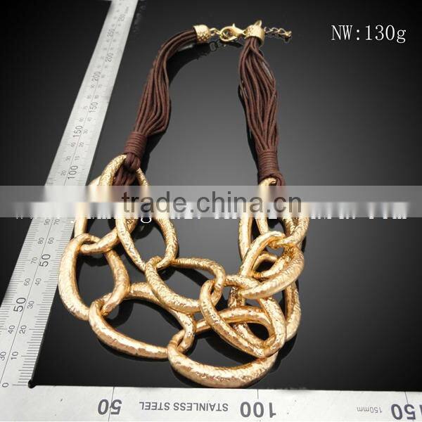 stainless steel link chain necklace statement choker necklace