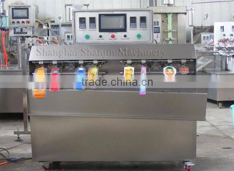 Automatic Shaping Bag Filling and Sealing Machine/Premade Pouch Bottle Filling Machine