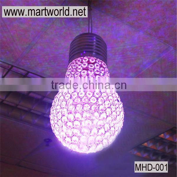 High quality lighting crystal bulb,crystal hanging bulb, crystal chandelier for wedding decoration(MHD-001)