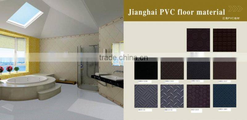 PVC Flooring for bus, boat, train / vinyl flooring roll / pvc quartz roll