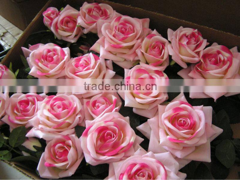 artificial silk flower rose for wedding decoartion