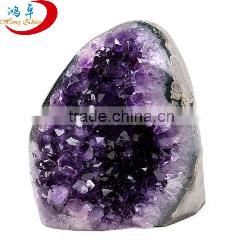 Wholesale Amethyst Geode Natural Quartz Crystal Purple Geode