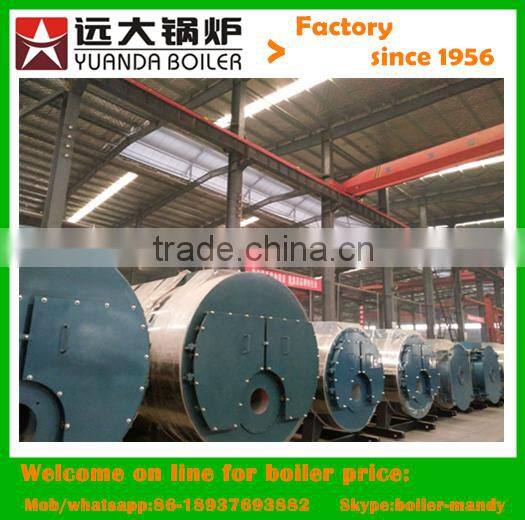 1ton 2 ton diesel fuel boiler
