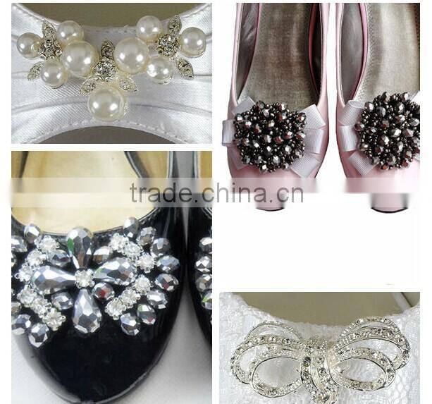 fashion decorative colorful beaded women's shoe ornament for ladies shoes WSF-421