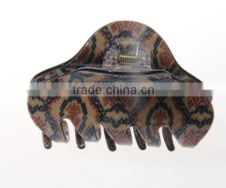 ladies fancy leopard vintage hair claw clips hair clips