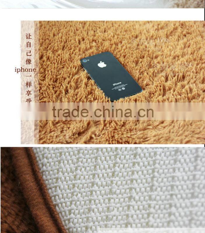 microfiber super soft round floor rugs MIX COLOR round superfine SOFT floor mat with pvc anti-slip bottom for FLOOR