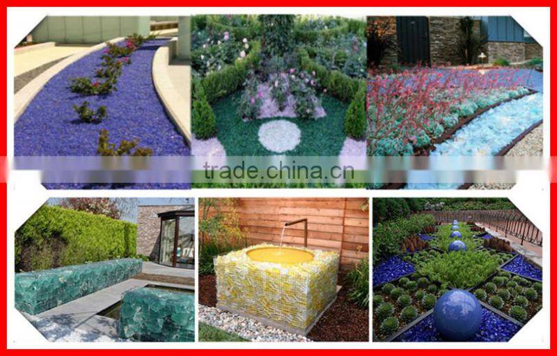 dark blue colored iridescent flat back lampwork glass beads for garden