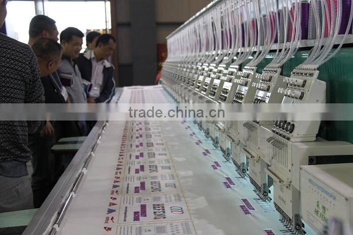 9 needles 20 heads High speed Embroidery Machines with 8 inch 366 LCD Computer