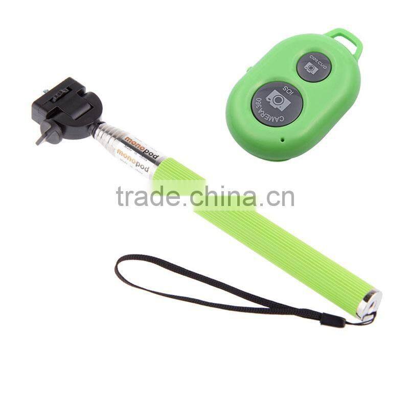 Best price Bluetooth Remote Shutter Selfie Stick Extendable Handheld Monopod For Cell Phone