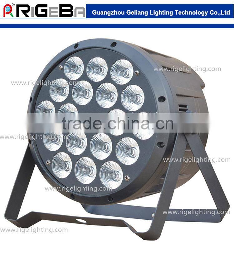 hot selling Par 64/ 18*10W RGBW 4IN1 LED Par Can high power led stage light
