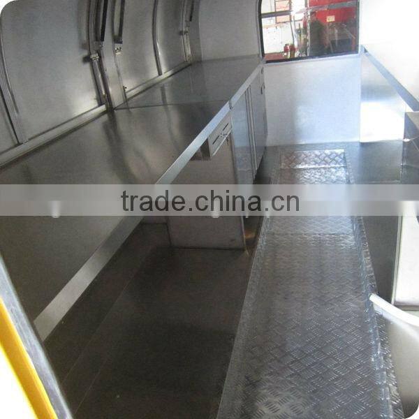 2014 Best Quality Oversea Gas Powered Steel Barbecue Ice Cream Food Trailer Cart XR-FC350 D