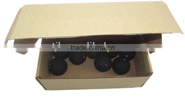 free choose good condition Rubber 2 Yellow Dot Tournament Slow Speed SQUASH BALL