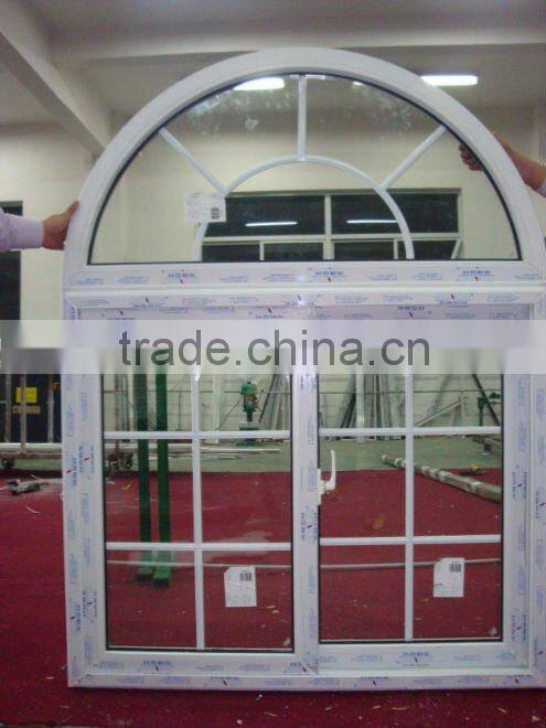 upvc sliding window grill design with arch