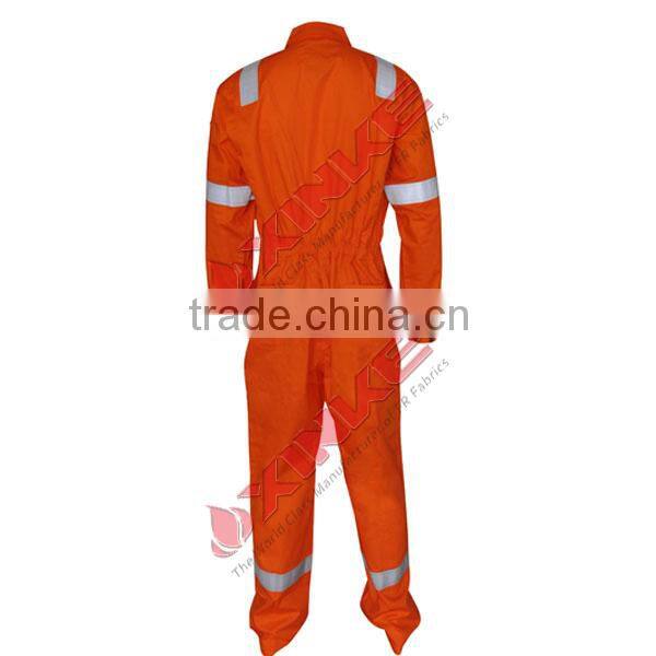Cotton flame retardant protective coverall