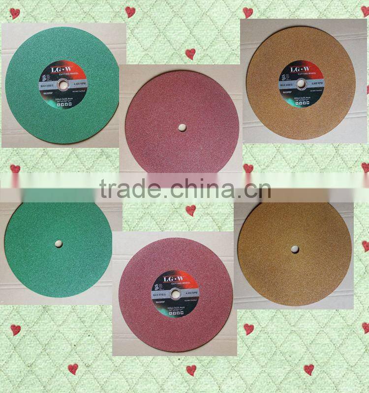H563 T41- 12inch 305*3*25.4mm cutting disc/cut-off wheel for metal and SS from China factory