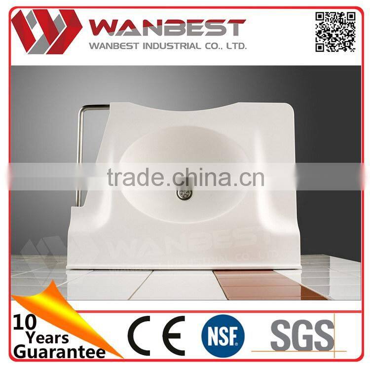China supplier trade assurance cultured marble bathroom wash basin
