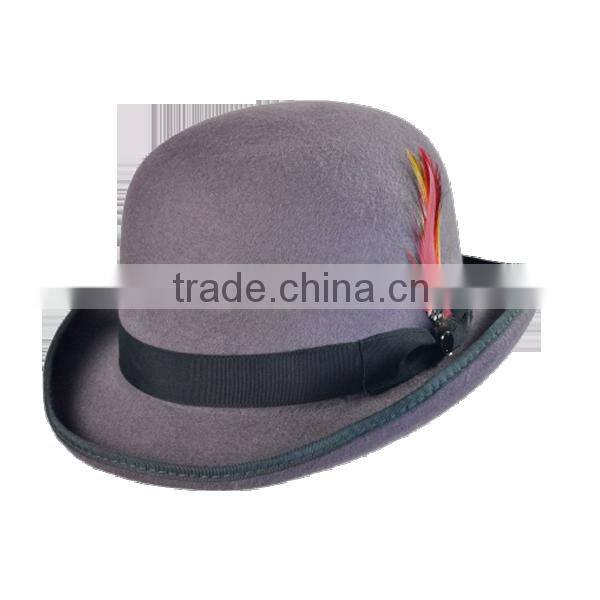 Wool felt bowler hats
