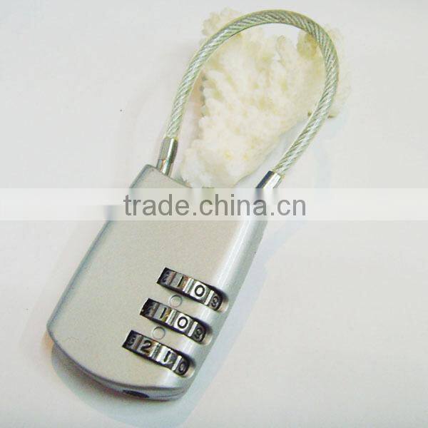 security small retractable combination digital cable lock