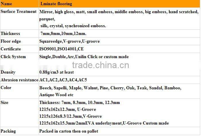 Special Design HDF Laminate Floor