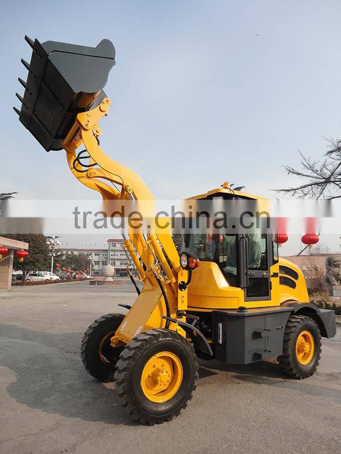 2015 hot selling hydrostatic mini front loader with CE