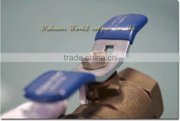 WD-1105 Bronze Ball Valve Single Union Ends With Drain