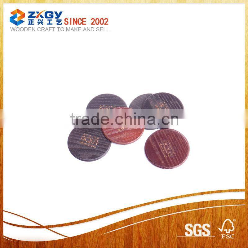 Painted Round Wooden Craft Ornaments