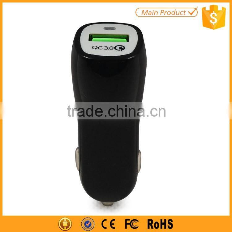 Fast Charge Car Mobile Charger QC 3.0 Car Charger Single Usb with Logo