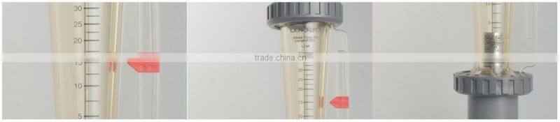PVC water flow meter plastic flow meter
