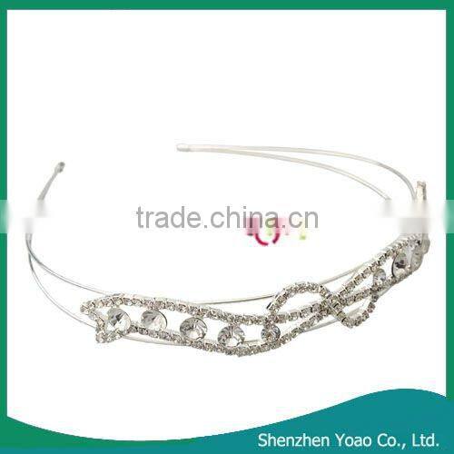 Elegant Music Note Rhinestone Hair Band Headband