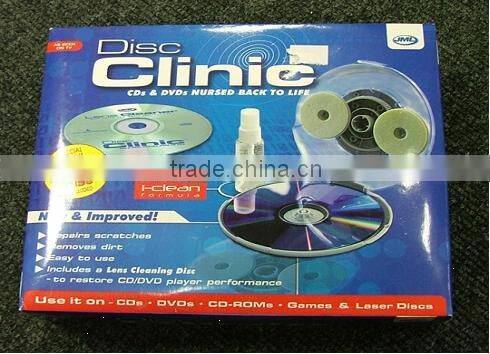Disc clinic kit CD VCD DVD cleaner cleaning kit