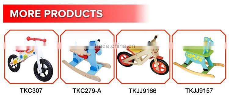 Professional ride on animal toy wooden rocking horse for sale