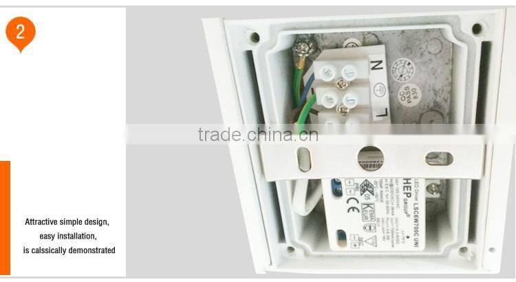 Adjustable/Unique/Hot sale modern indoor up and down wall light/led indoor up and down wall light